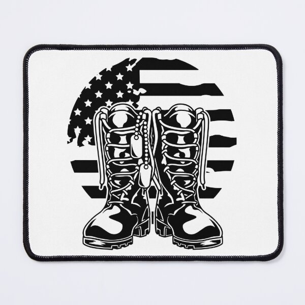 Item preview, Copy of US Veteran Soldier with American Flag designed and sold by MonoByOrion.