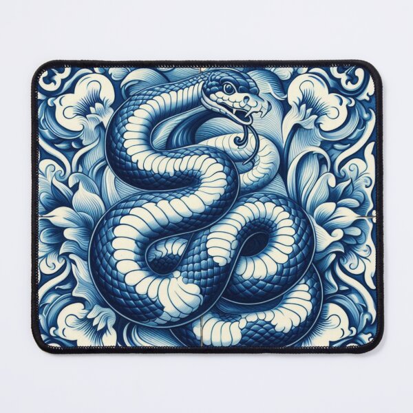 Item preview, Dutch Tile: The No.2 Snake designed and sold by ArtNook777.