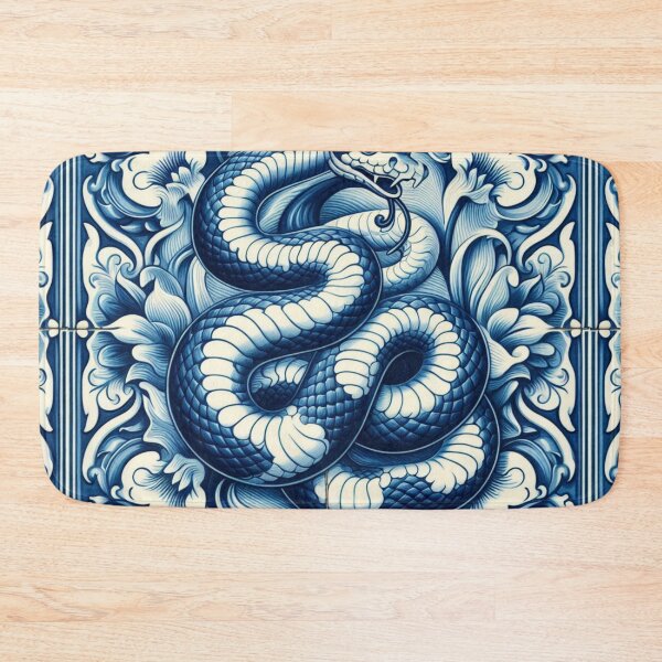 Item preview, Dutch Tile: The No.2 Snake designed and sold by ArtNook777.