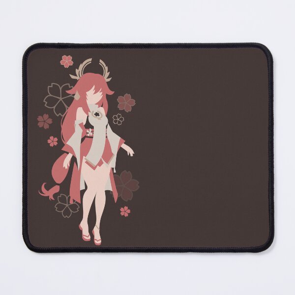 Item preview, Flat Yae Miko design from Genshin Impact designed and sold by damomonkey.
