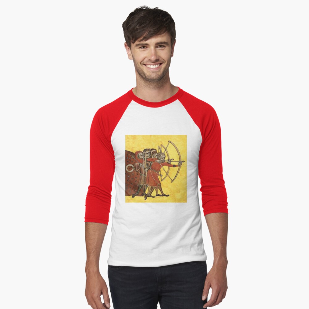Vista previa del artículo con la obra «Camiseta ¾ estilo béisbol», diseñado y vendido por VintageManiac.