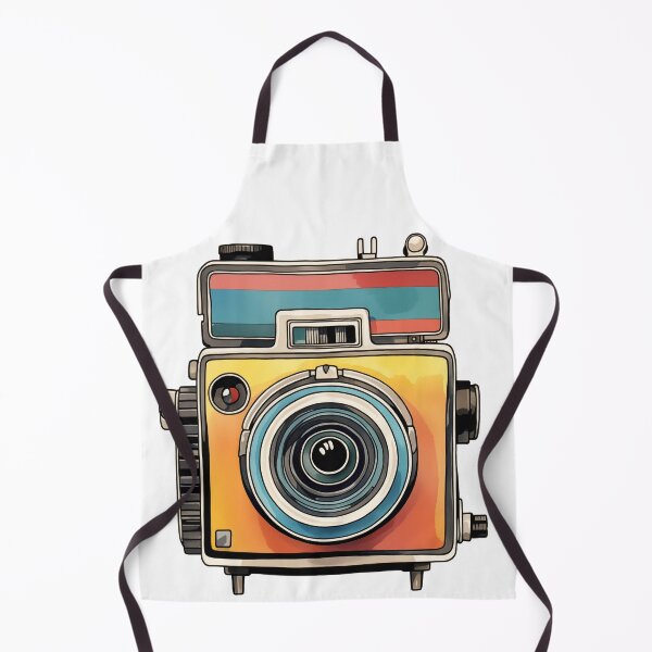 Item preview, retro photo Camera vintage with lens illustration colorful designed and sold by TankandDPS.