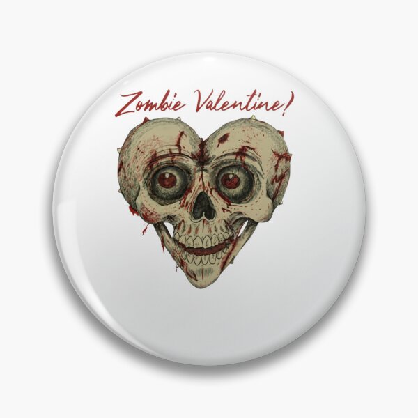 Item preview, Love Beyond the Grave: Zombie Valentine designed and sold by ChicArtThreads.