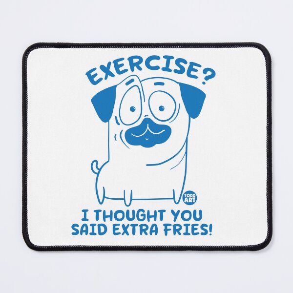 Aperçu de l'œuvre EXERCISE EXTRA FRIES DOG créée et vendue par TODD GOLDMAN.