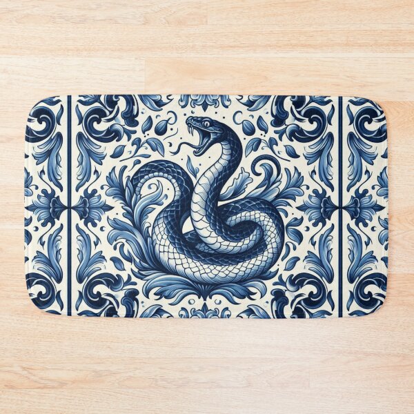 Item preview, Dutch Tile: The No.3 Snake designed and sold by ArtNook777.