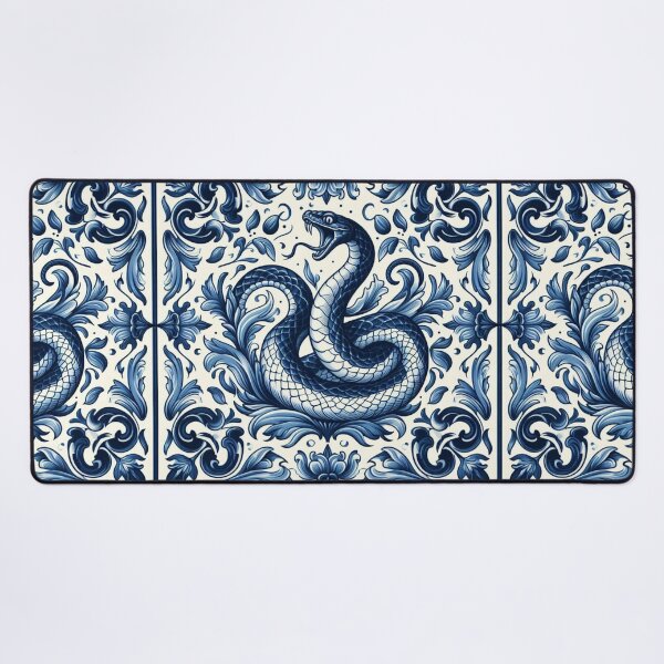 Item preview, Dutch Tile: The No.3 Snake designed and sold by ArtNook777.