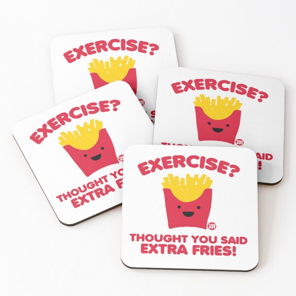 Item preview, EXERCISE EXTRA FRIES designed and sold by TODD GOLDMAN.