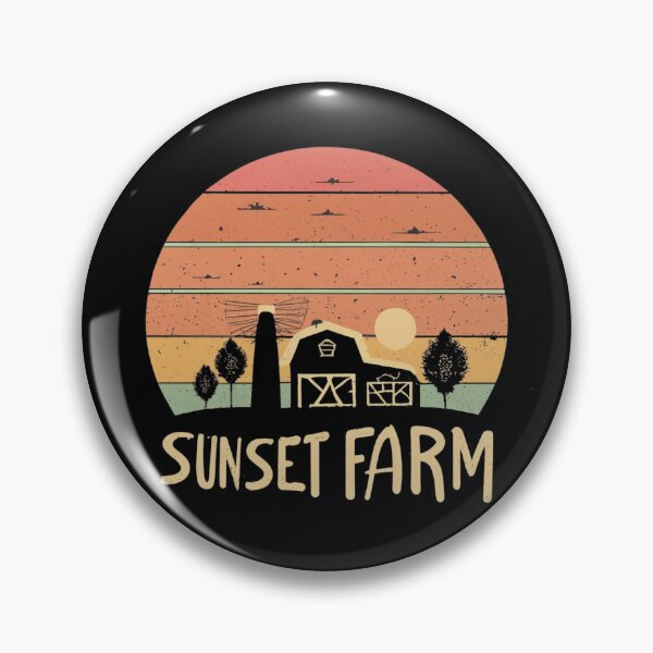 Item preview, Vintage colors sunset and sunset over the farm designed and sold by desinganddecor.