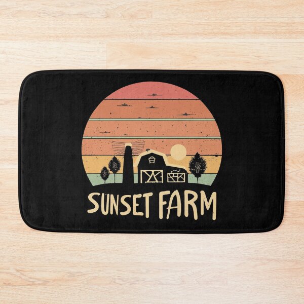 Item preview, Vintage colors sunset and sunset over the farm designed and sold by desinganddecor.