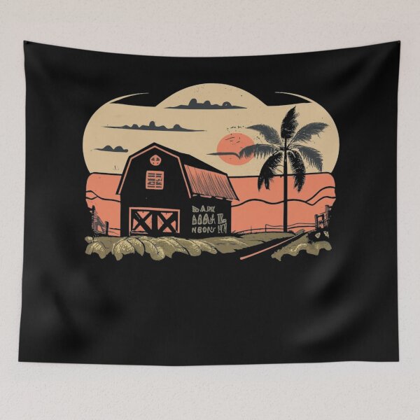 Item preview, Vintage colors sunset and sunset over the farm designed and sold by desinganddecor.