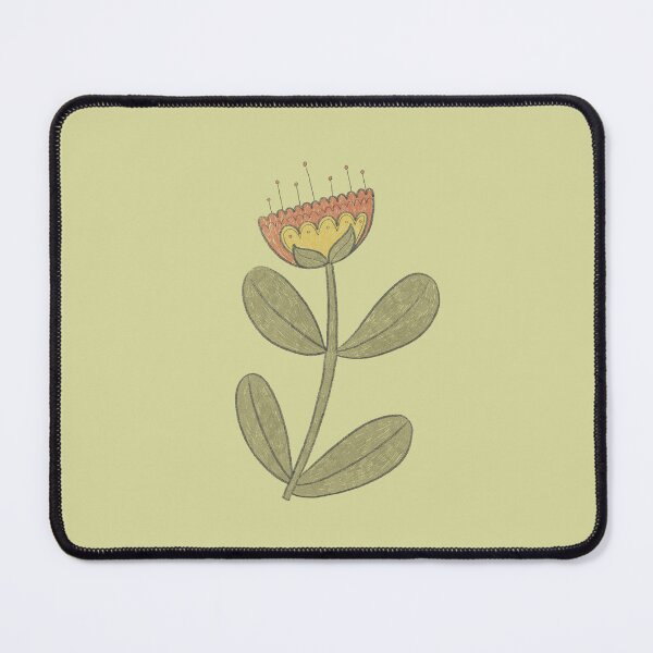 Item preview, Simple Folk Flower in Green designed and sold by Shannon's Illustrations.