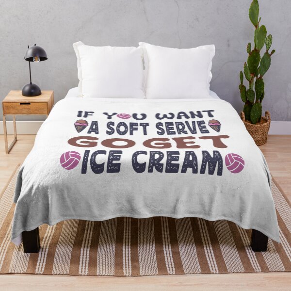 Item preview, If You Want A Soft Serve Go get Ice Cream Funny Volleyball Team game day designed and sold by saadabs.