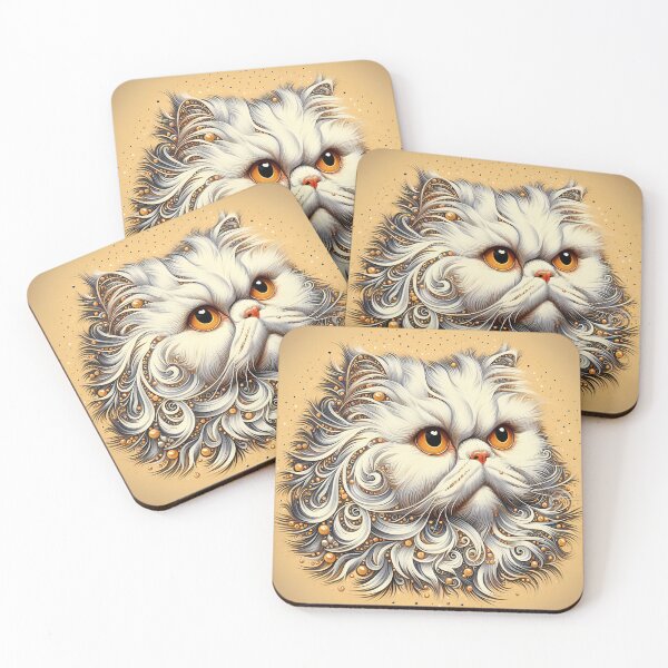 Aperçu de l'œuvre Persian Harmony: Artistic Fusion Unleashed créée et vendue par BastKittyStore.