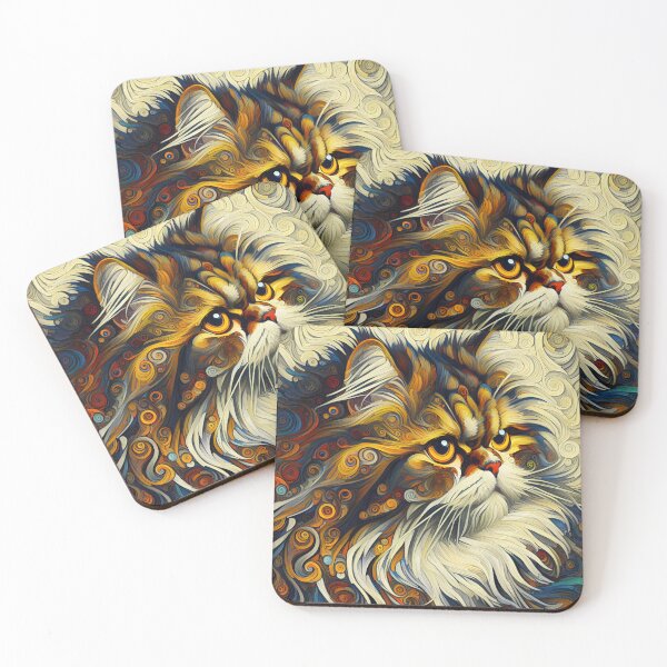 Aperçu de l'œuvre Persian Elegance: Artistic Whispers Unveiled créée et vendue par BastKittyStore.