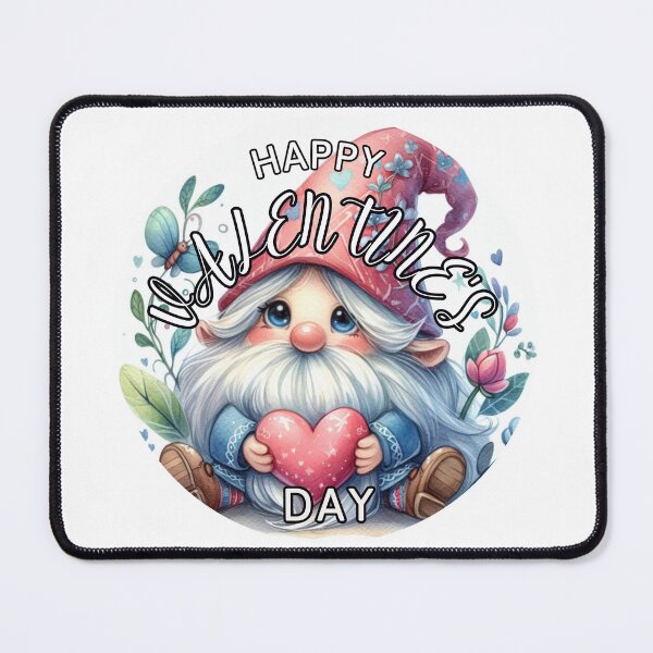 Item preview, valentine gnome designed and sold by bonjourmadame4.