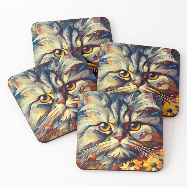 Aperçu de l'œuvre Persian Symphony: Artistic Elegance in Motion créée et vendue par BastKittyStore.