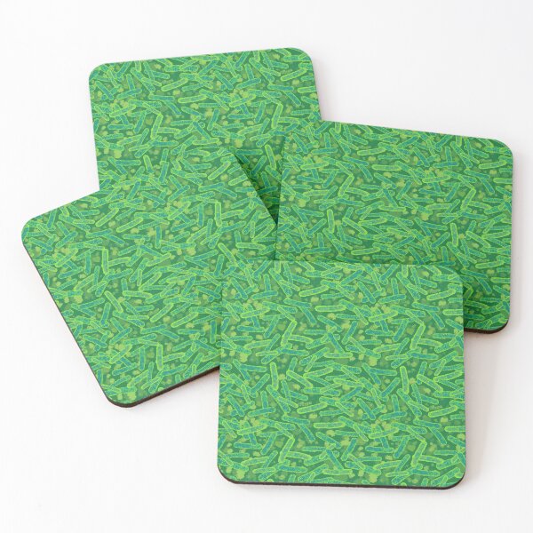 Item preview, Bacteria in sea green designed and sold by MarySchwindt.