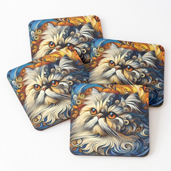 Aperçu de l'œuvre Persian Aura: Artistic Whispers Unveiled créée et vendue par BastKittyStore.