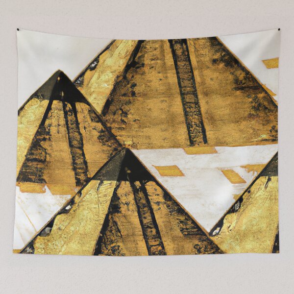 Item preview, Klimt Gold Pyramids designed and sold by maniacfitness.