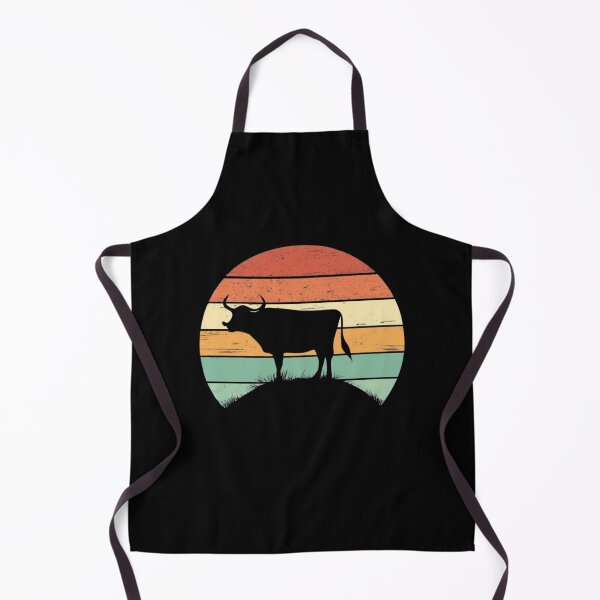 Item preview, Vintage colors sunset and bull in the setting sun designed and sold by desinganddecor.