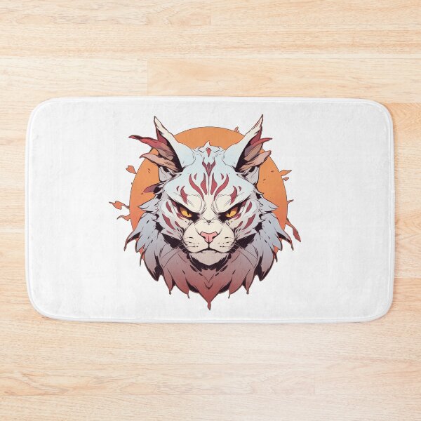 Item preview, Handsome, cool and cute colorful cat head LOGO 28 designed and sold by slamnoah.
