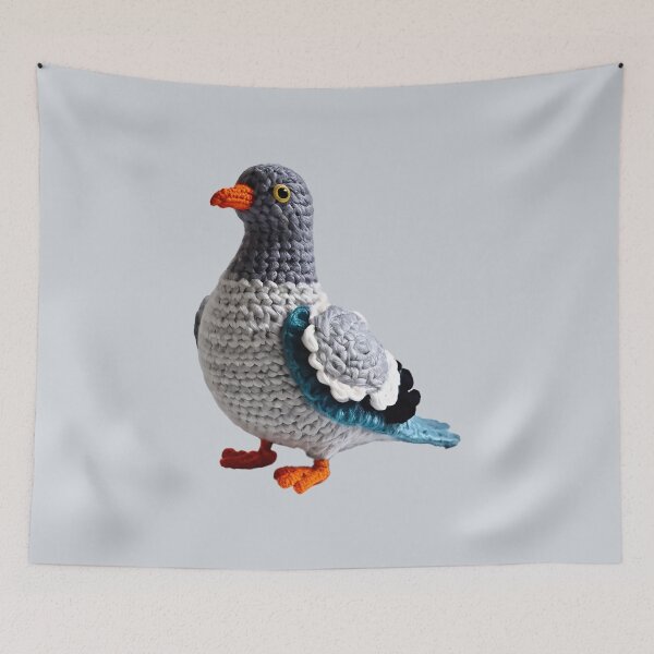 Item preview, Amigurumi Cute Pigeon designed and sold by jumpercat.