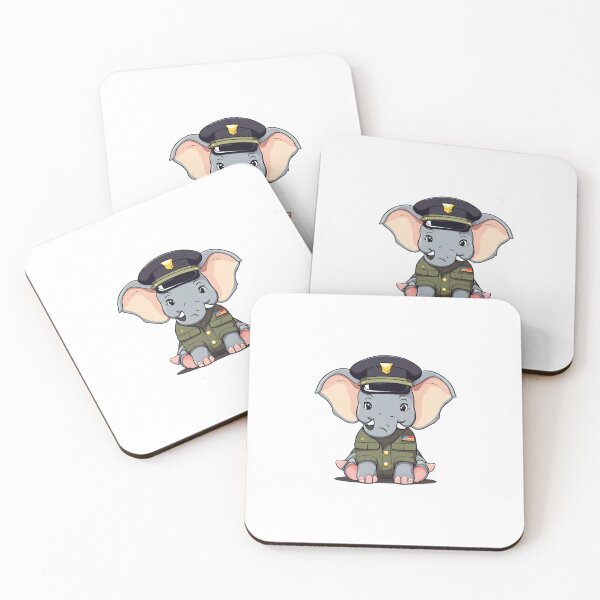 Item preview, Elephant Soldier In Army Uniform Classic designed and sold by Majestic Paws.