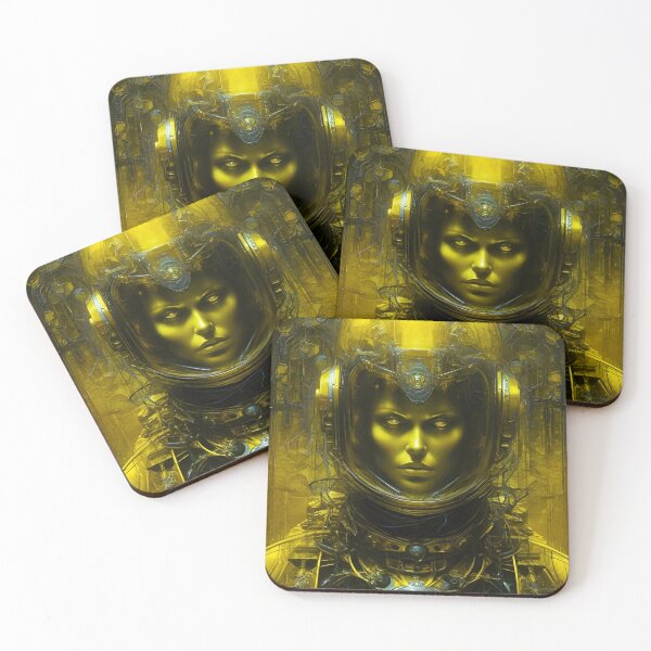 Item preview, Yellow Alien - Sci Fi Art concept designed and sold by Delerat7.