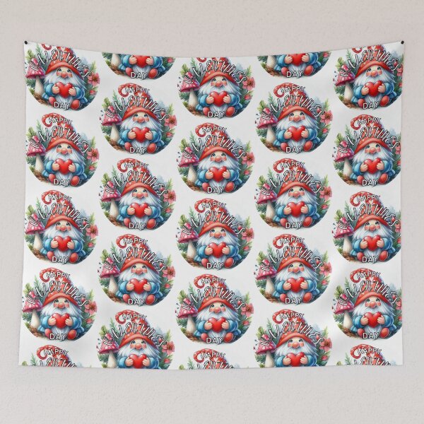 Item preview,  valentine gnome designed and sold by bonjourmadame4.