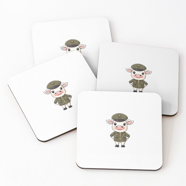 Item preview, Cow Soldier In Army Uniform Classic designed and sold by Majestic Paws.