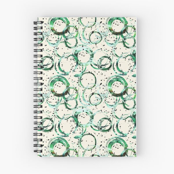 Item preview, Brush strokes free circles green designed and sold by Alessandro Remo Mazzoni Remotextiles.