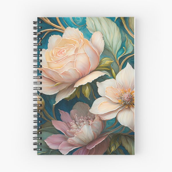 Item preview, Beautiful Vintage Detailed Watercolor Boho Flowers designed and sold by MakeInShop.
