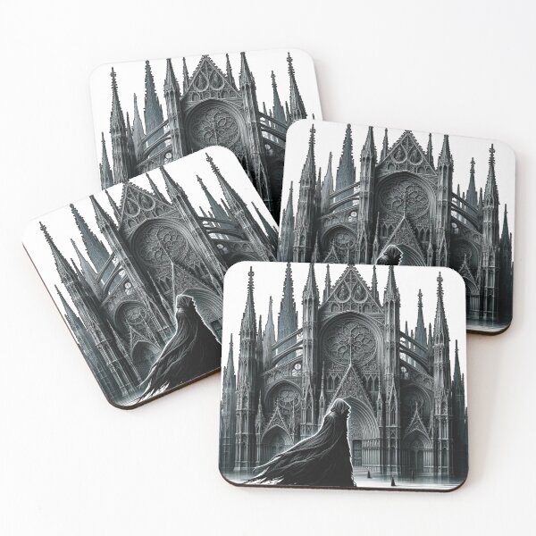Item preview, Gothic Cathedral with Spires and Ghost Spirit Passing designed and sold by kylmllr101684.