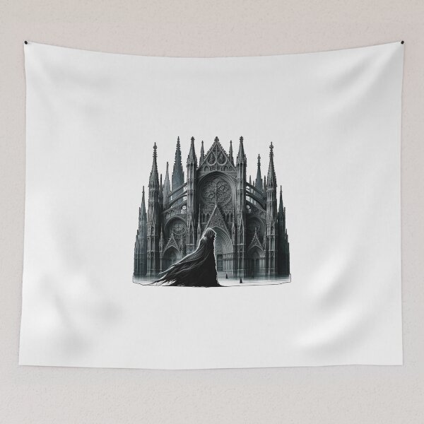 Item preview, Gothic Cathedral with Spires and Ghost Spirit Passing designed and sold by kylmllr101684.