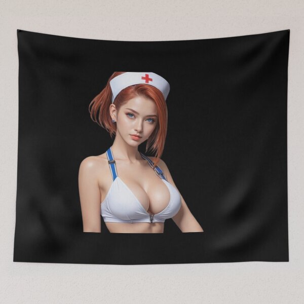Item preview, bishoujo nurse redhead designed and sold by WingedMeteor.