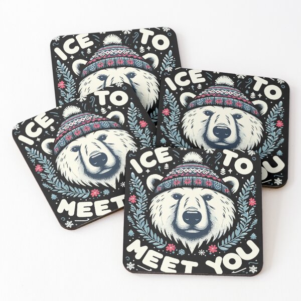 Item preview, Ice to meet you polar bear designed and sold by Decor-Craft.