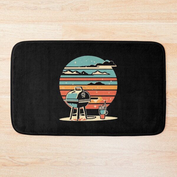 Item preview, Vintage colors sunset and barbeque designed and sold by desinganddecor.