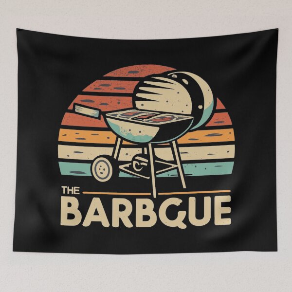 Item preview, Vintage colors sunset and barbeque designed and sold by desinganddecor.