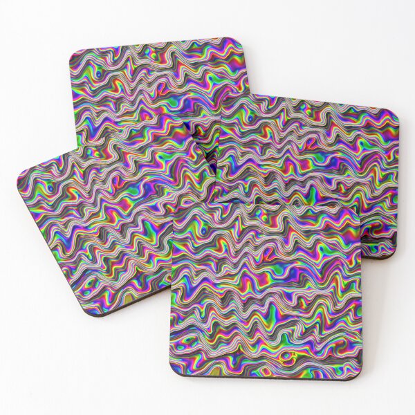Item preview, 3D Rainbow Waves Texture designed and sold by TheRulerofEarth.