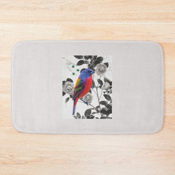 Item preview, Bird Portrait - ‘Painted Bunting’ designed and sold by Nikki Fortuin Arts & Crafts.