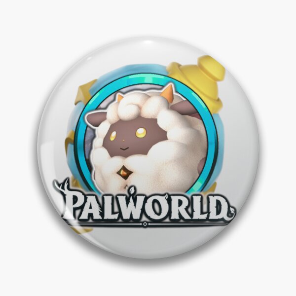 Item preview, Palworld Logo (Lamball) designed and sold by FirzeCrescent.