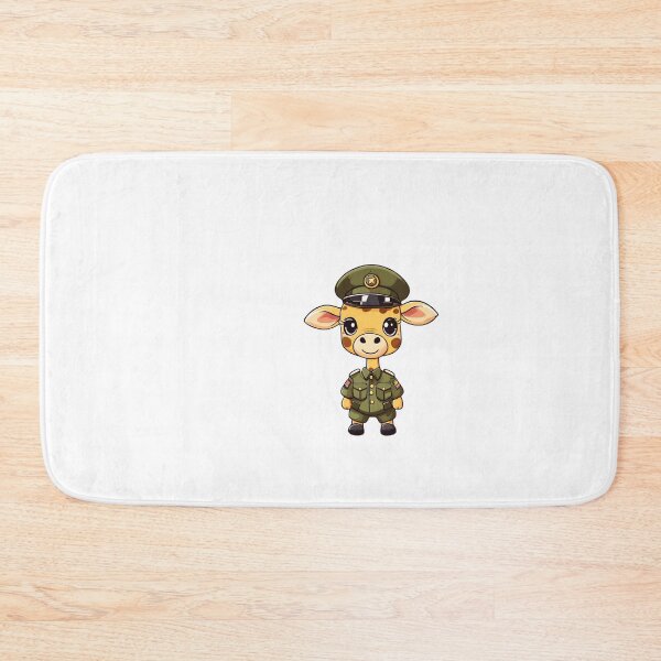 Item preview, Giraffe Soldier In Army Uniform Classic designed and sold by Majestic Paws.