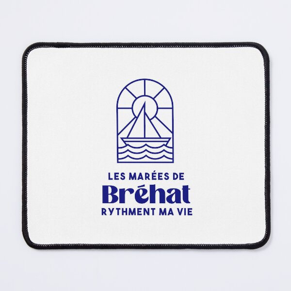 Item preview, The tides of Bréhat give rhythm to my life - Brittany Morbihan 56 Mer Vacances Plage designed and sold by Burning Dog.
