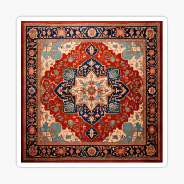 Aperçu de l'œuvre Modèle de tapis persan antique créée et vendue par GrinGalore.