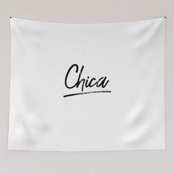 Item preview, Chica - typography Latino Print - Mexican Word  designed and sold by Bebichic.