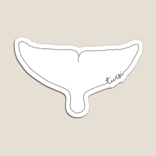 Item preview, Tursi Flukes Sticker designed and sold by MarineMaddy.