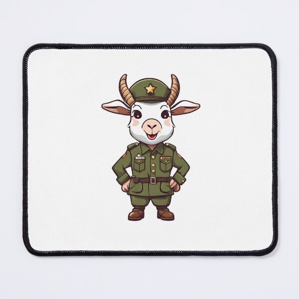 Item preview, Goat Soldier In Army Uniform Classic designed and sold by Majestic Paws.