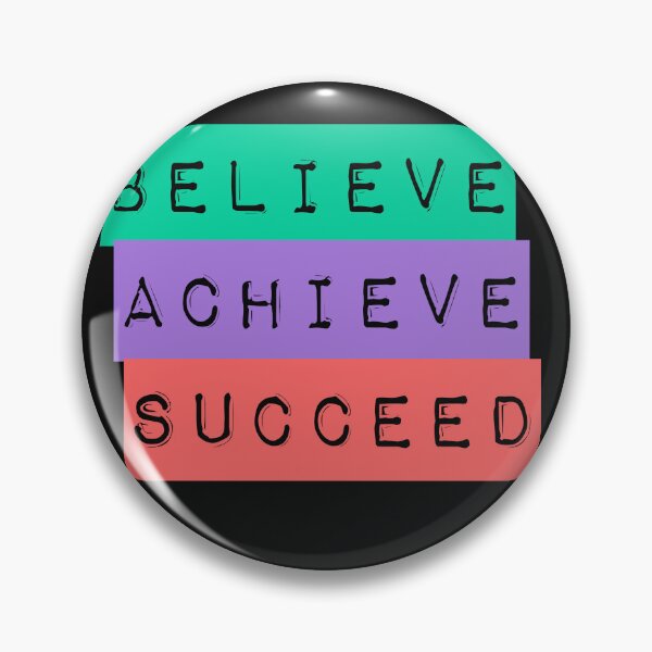 Item preview, BELIEVE & ACHIEVE & SUCCEED designed and sold by DesginPro.