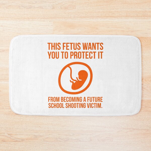 Item preview, Fetus against school shootings designed and sold by Rachel the Artist .