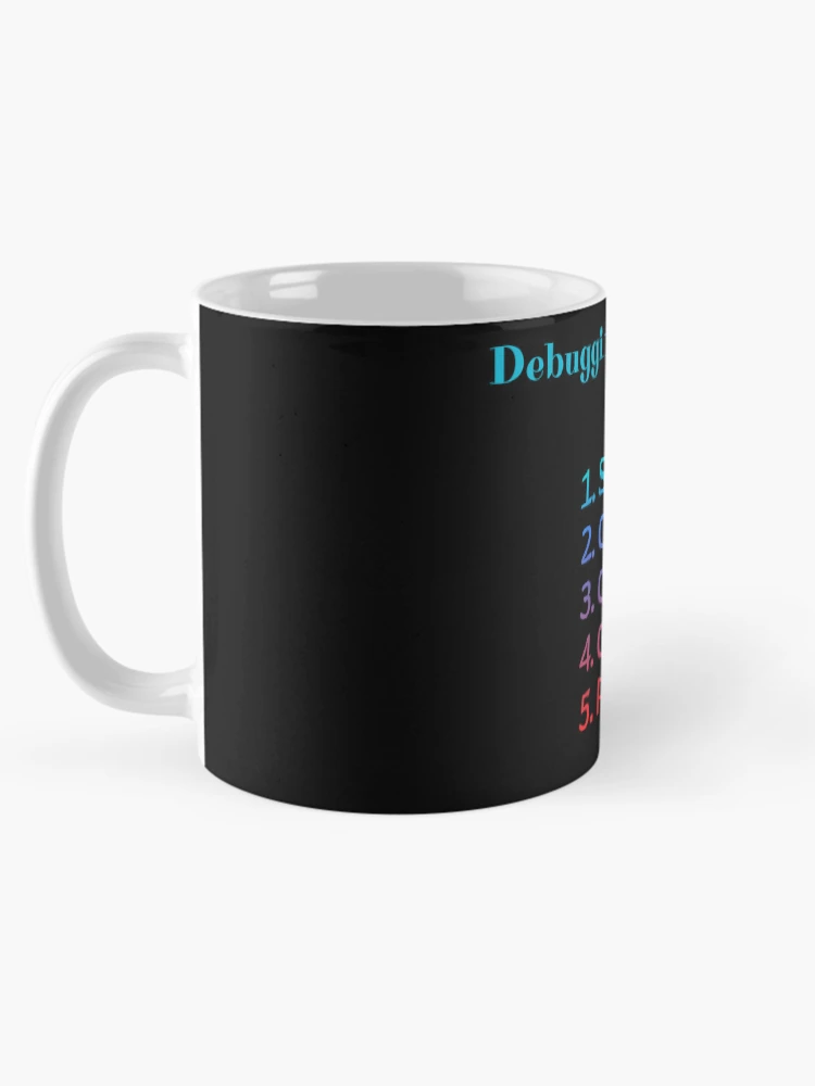 Thumbnail 5 of 6, Coffee Mug, Debugging Flowchart designed and sold by FashCode.